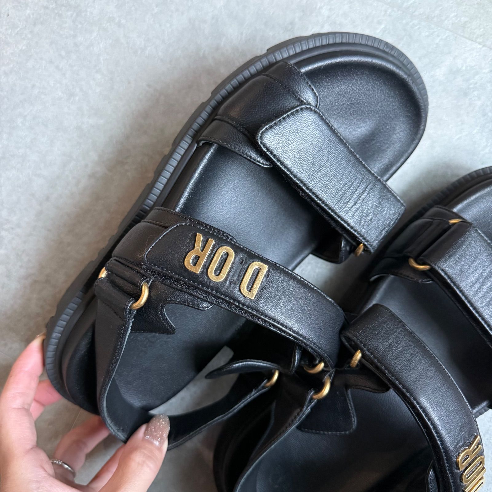 Christian Dior クリスチャンディオール DIORACT ラムスキン スポーツ