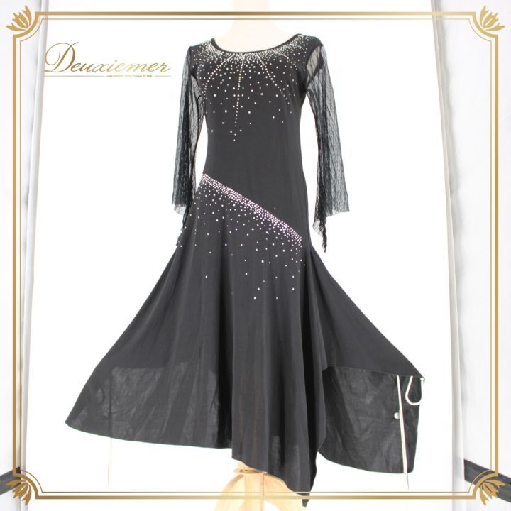 【社交ダンス衣装】ワンピース ドレス パーティー prima boutique 社交ダンス 衣装 スタンダード ドレス ワンピース レッスンウェア