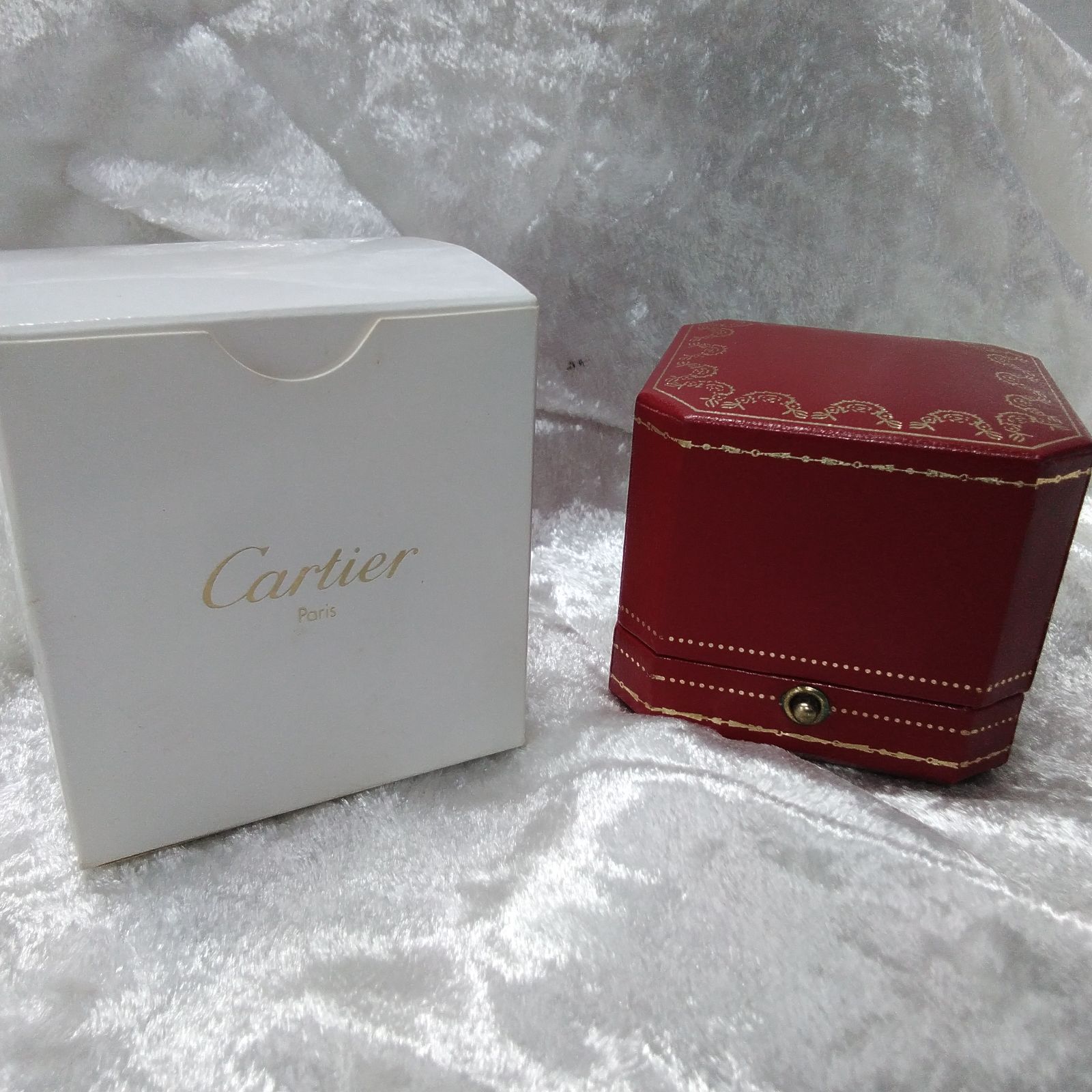 空箱 ケースのみ】カルティエ リングケース 化粧箱 アクセサリーケース