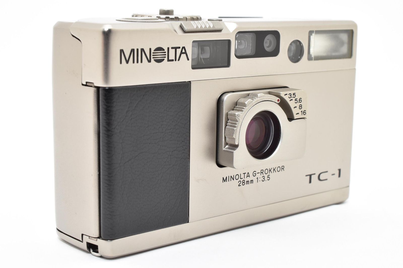 ミノルタ MINOLTA TC-1 チタン製 G-ROKKOR 28mm 1:3.5 コンパクト