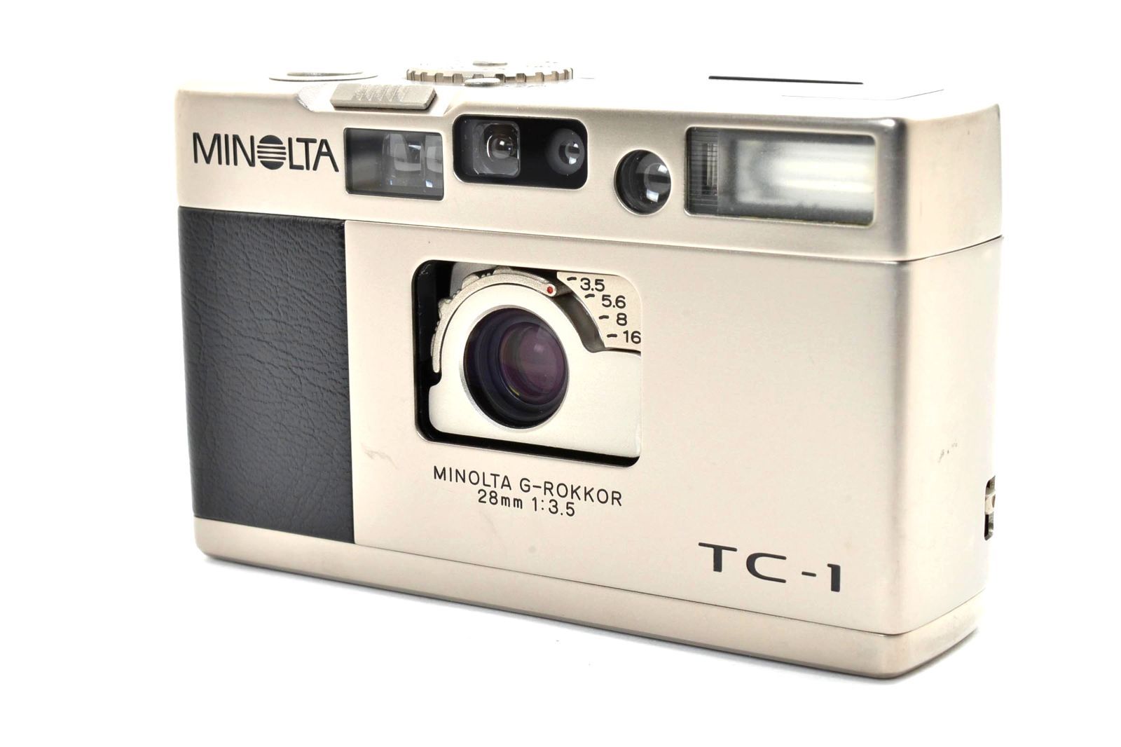 ミノルタ MINOLTA TC-1 チタン製 G-ROKKOR 28mm 1:3.5 コンパクト