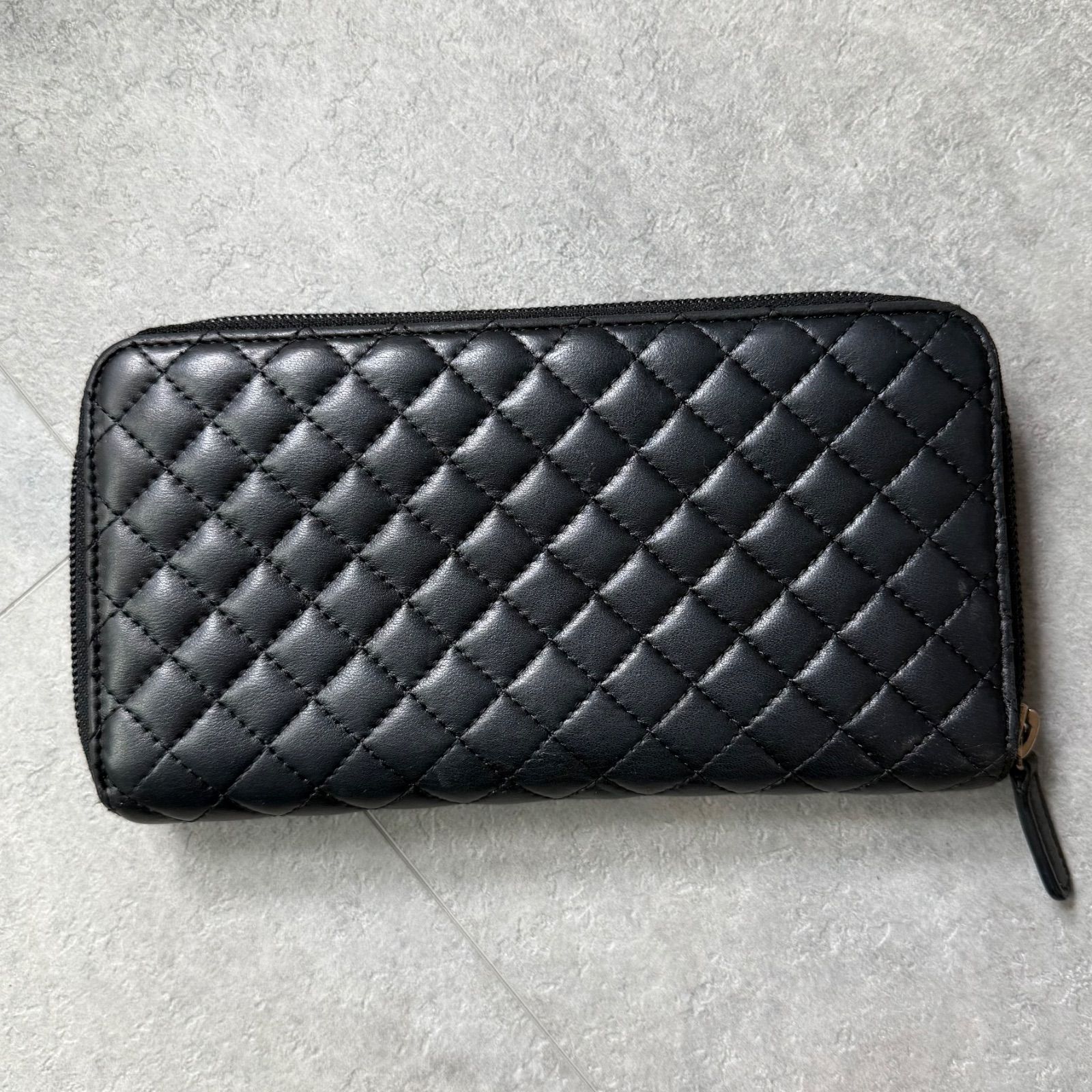 希少 CHANEL シャネル マトラッセ キルティング ココマーク ラウンド