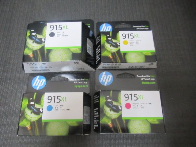 未使用品 増量版 4色セット HP エイチピー 915XL 純正インク
