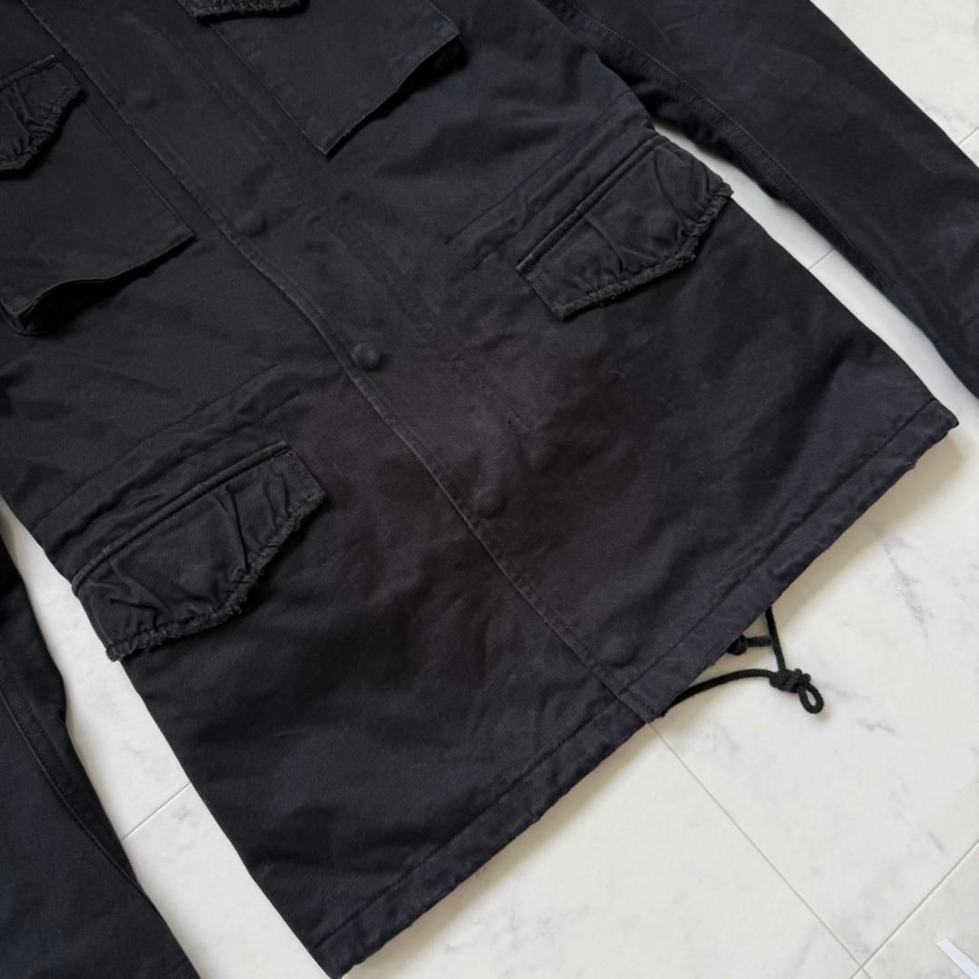wjk m66 デストロイ加工 ライナー付きジャケット ブラック S - メルカリ