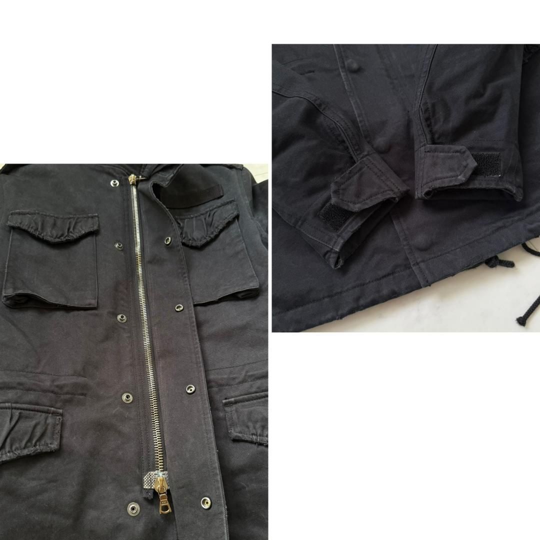 wjk m66 デストロイ加工 ライナー付きジャケット ブラック S - メルカリ