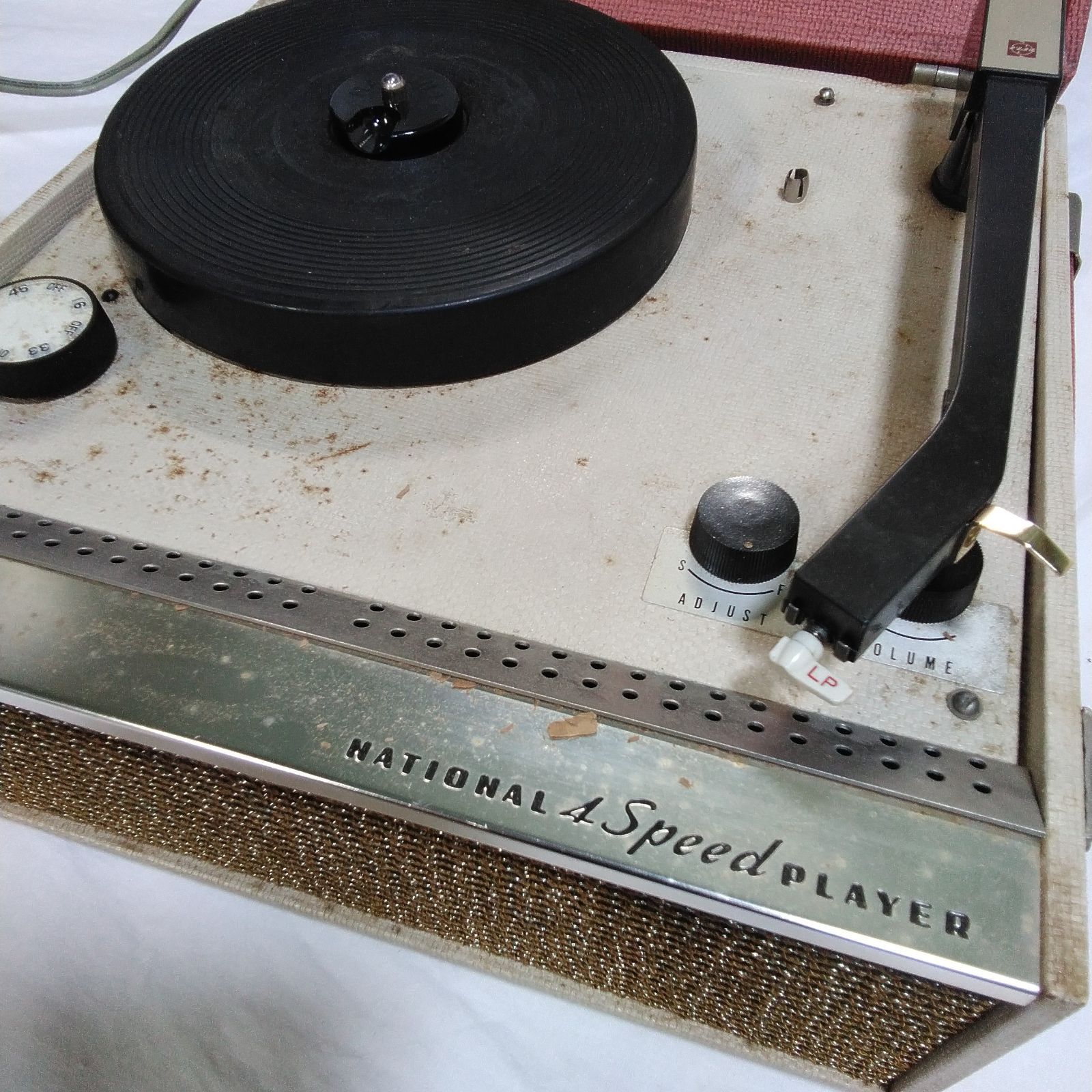 音出しジャンク！ ナショナル レコードプレーヤー 7L−830 真空管