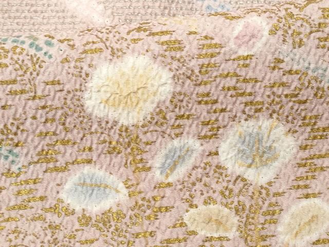 平和屋着物□訪問着 絞り 枝花文 金銀彩 正絹 逸品 CABA7757fb - メルカリ