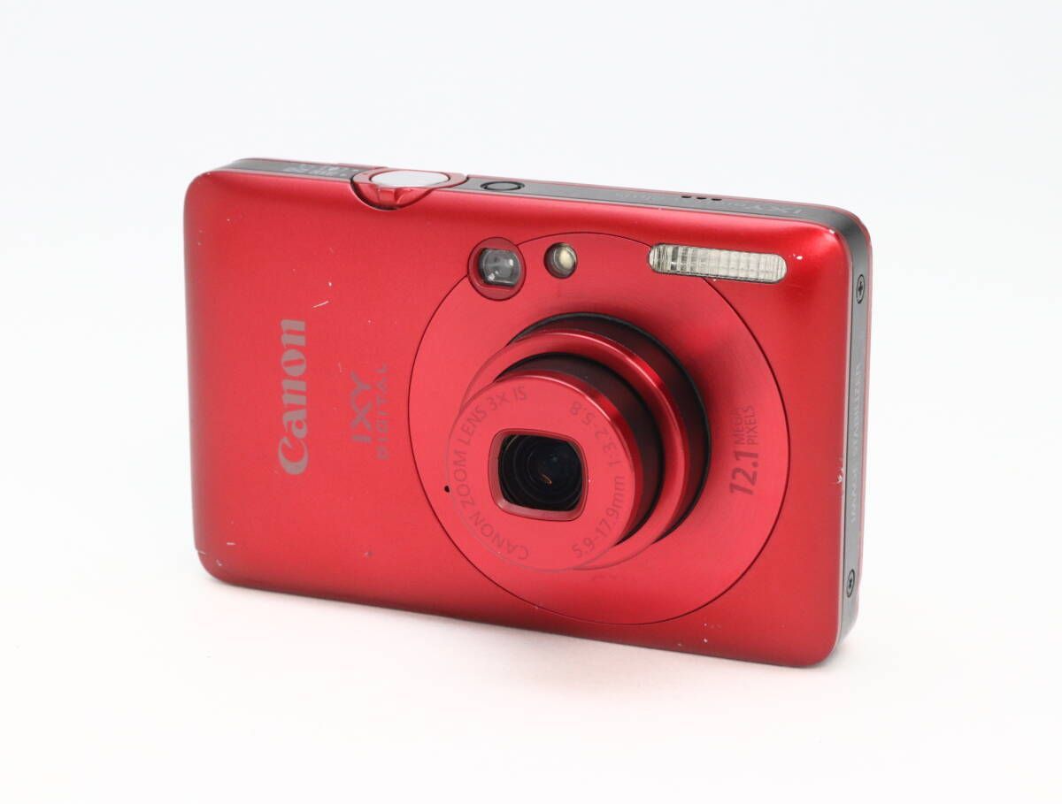 C+ (並品) Canon キヤノン IXY DIGITAL 210 IS レッド 初期不良返品