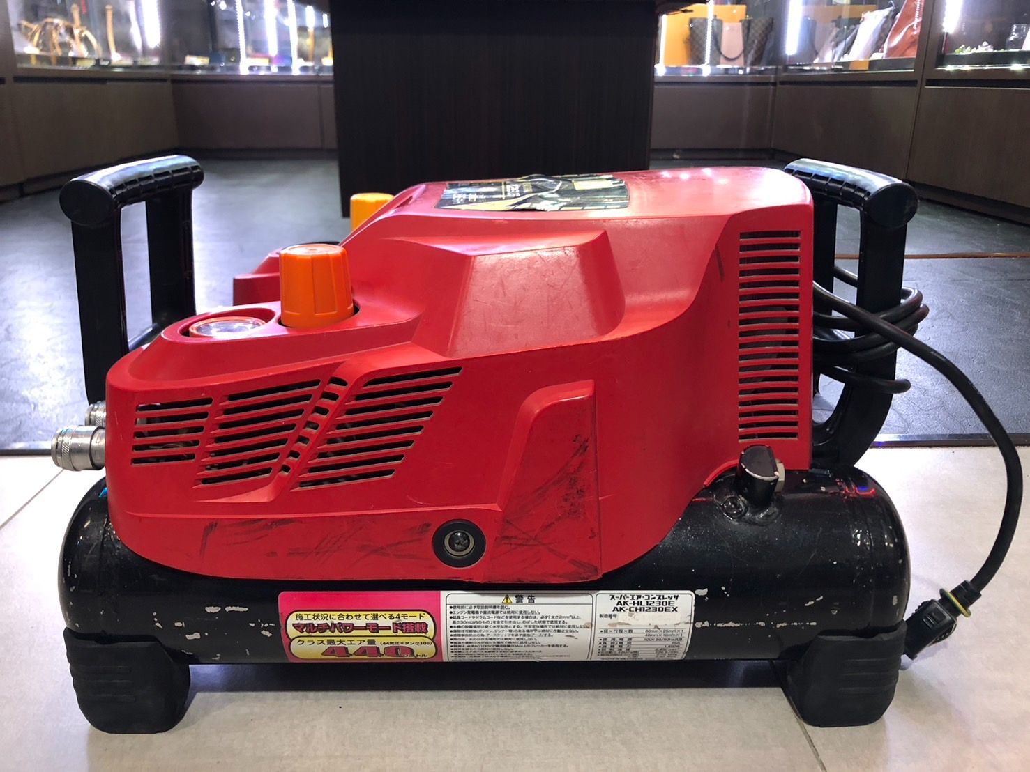 ◇ジャンク MAX マックス エアコンプレッサ AK-HL1230E 現状品◇19889 