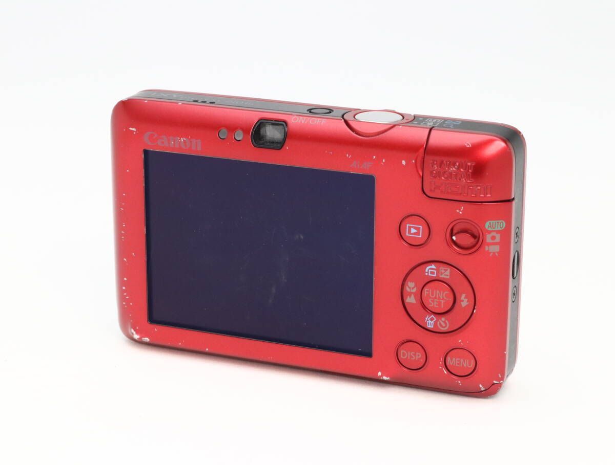 C+ (並品) Canon キヤノン IXY DIGITAL 210 IS レッド 初期不良返品