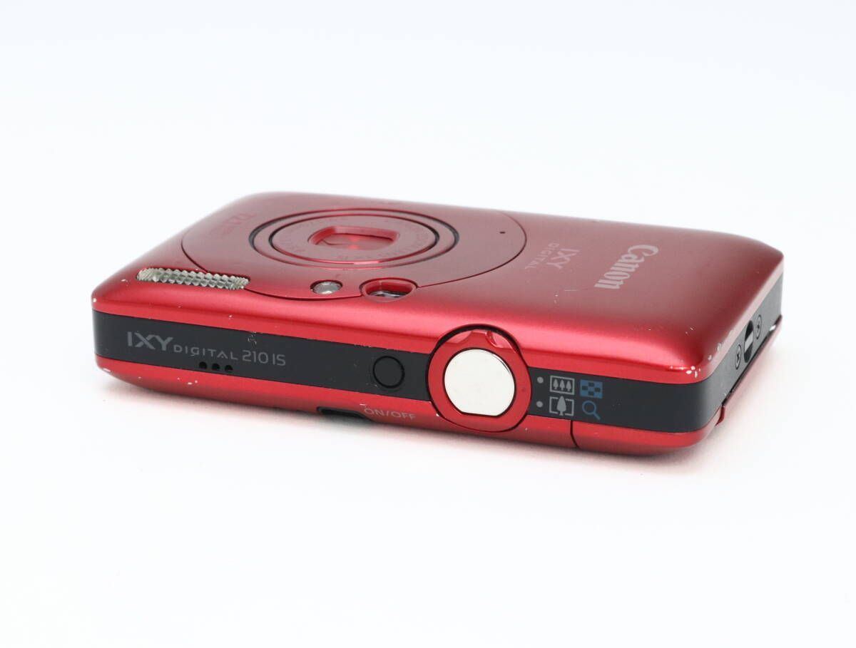 C+ (並品) Canon キヤノン IXY DIGITAL 210 IS レッド 初期不良返品