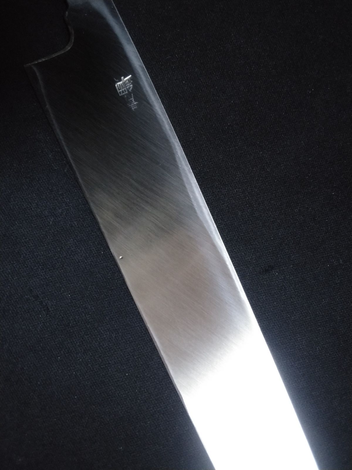  堺業務用刃物メーカー直売 八寸 柳刃包丁 左用 青二鋼 木戸仕上げ 黒檀八角水牛柄 柳刃包丁 包丁 ナイフ