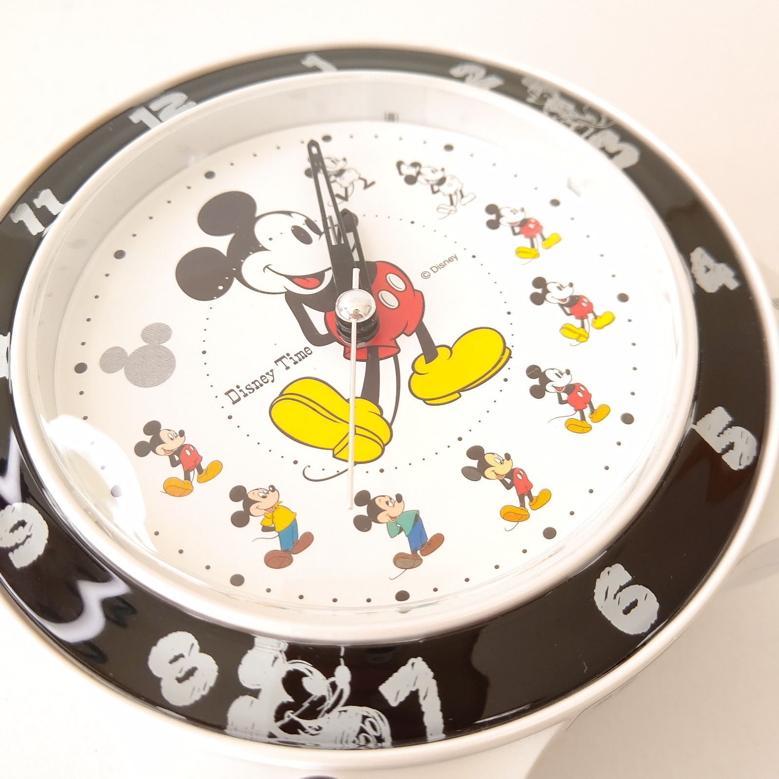 極美品 セイコー ディズニー ミッキーマウス 目覚まし時計 サイレント