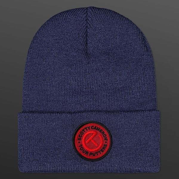 スコッティキャメロン レッド サークル T パッチ ニットキャップ