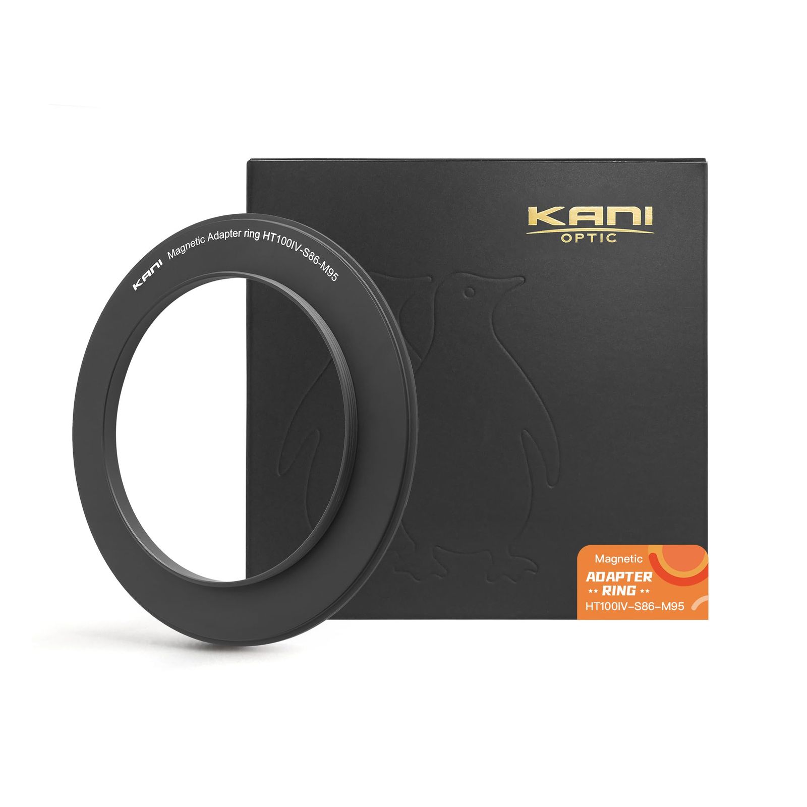 新品 KANI 100mm幅 HT100 IV-S86-M95 マグネット式アダプターリング