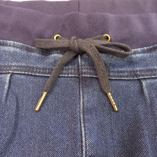 La-gemme ラジエム デニム パンツ ジーンズ ロークロタッチ ストレッチ ブルー Lサイズ ◎、〇◇☆