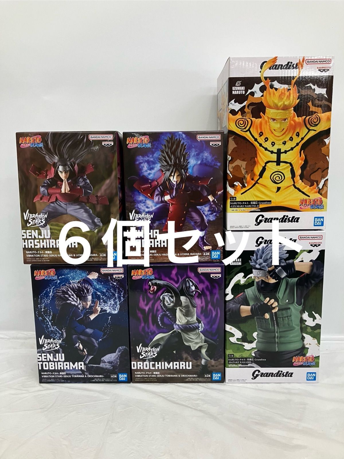 未開封 NARUTO ナルト疾風伝 フィギュア 6種セット LF1326 f101