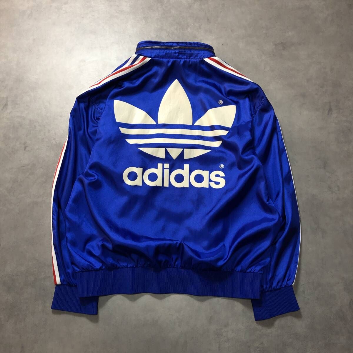 GQ4589◇adidas : デサント製 80's-90's トラックジャケット◇XL