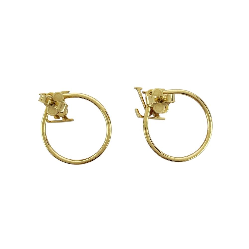 【大幅最終値下げ！】ルイヴィトン　ブックルドレイユ　ミニフープピアス　ゴールド 鑑定済 美品 ルイヴィトン ブックルドレイユ ミニ フープ ピアス