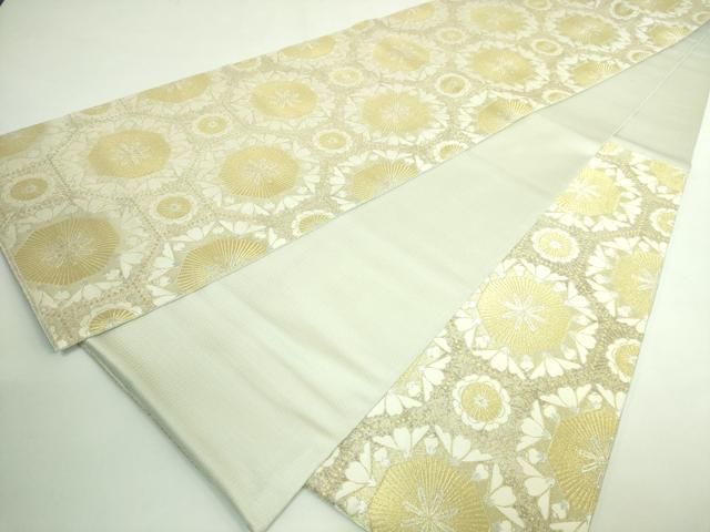 平和屋本店○最高級 人間国宝 北村武資 煌彩錦 六通柄袋帯 花蜀江 金