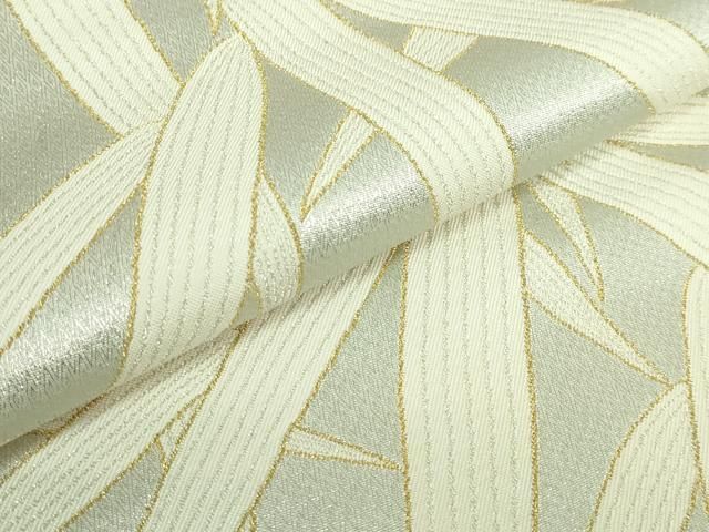 平和屋本店○最高級 人間国宝 北村武資 煌彩錦 六通柄袋帯 笹竹 深山