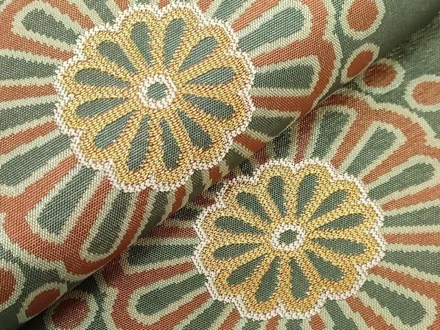 平和屋本店○最高級 人間国宝 北村武資 経錦 六通柄袋帯 旭菊紋錦 金