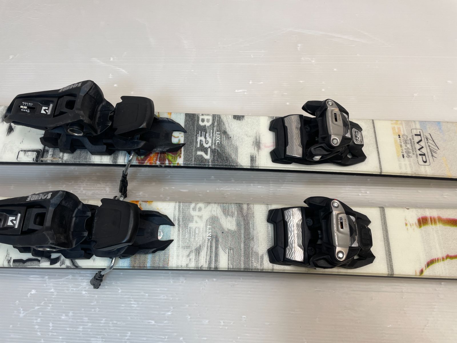 希少 Jskis Level1 コラボ　スキー板 164 ◇メンテ済◇ スキー LINE TOM WALLISCH PRO 164 cm + MARKER SQUIRE