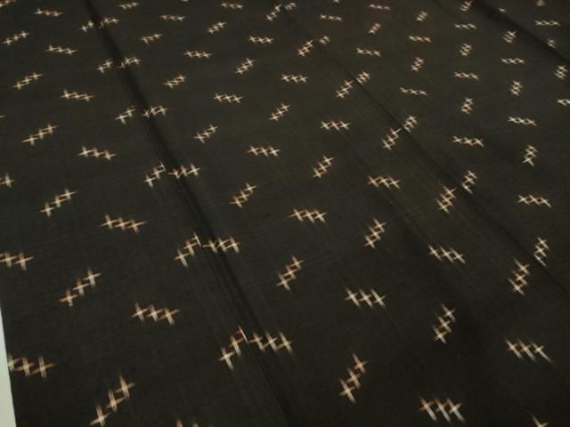 平和屋本店○極上 国指定重要無形文化財 本場久米島紬 手織 ブリブザー