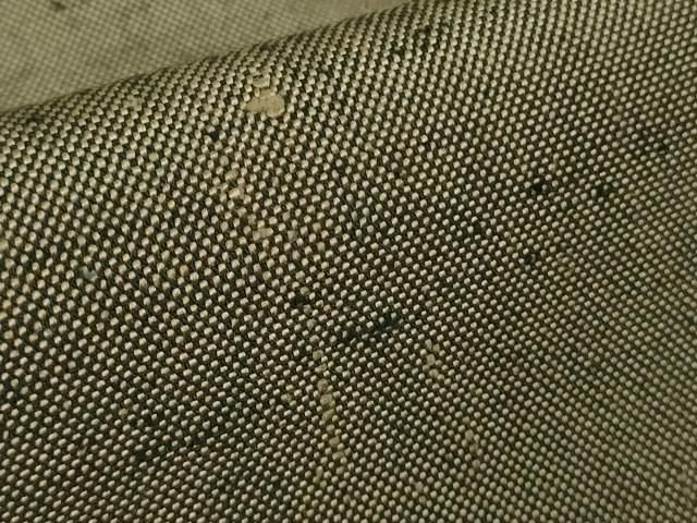 平和屋本店▽極上 伊兵衛織 工芸手織 単衣 横段文 生壁色地 逸品