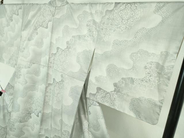 平和屋本店○極上 本場大島紬 白大島紬 桑原織物 二代目 桑原啓之介 9