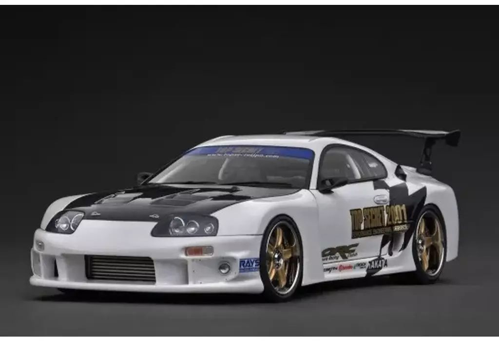 ミニカー 1 18 TOP SECRET GT 300 Supra A 80 ホワイト IG 3744