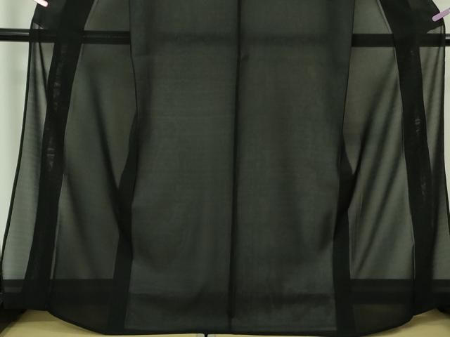 平和屋本店＊極上　夏物　東郷織物謹製　本場大島紬　夏大島　黒地　証紙付き　逸品　未使用　DZAB3462kh6 平和屋本店＊極上 夏物 東郷織物謹製 本場大島紬 夏大島 黒地 証紙付き