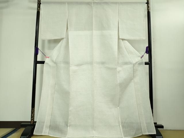 平和屋本店■極上　夏物　沖縄県無形文化財指定　本場八重山上布　麻 　逸品　未使用　CZAA1313s5 平和屋本店＊極上 夏物 沖縄県無形文化財指定 本場八重山上布 麻 反端