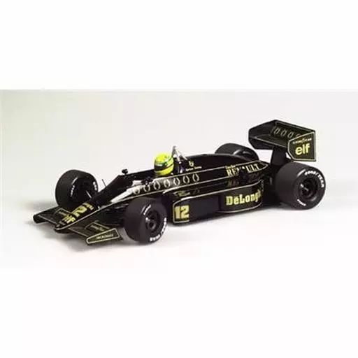ミニカー 1 18 Lotus Renault 98 T 1986 12 ブラック AYRTON SENNA RACING CAR