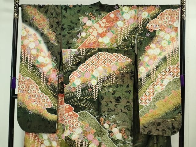 平和屋本店○極上 ブライダルファッションデザイナー・桂由美 振袖