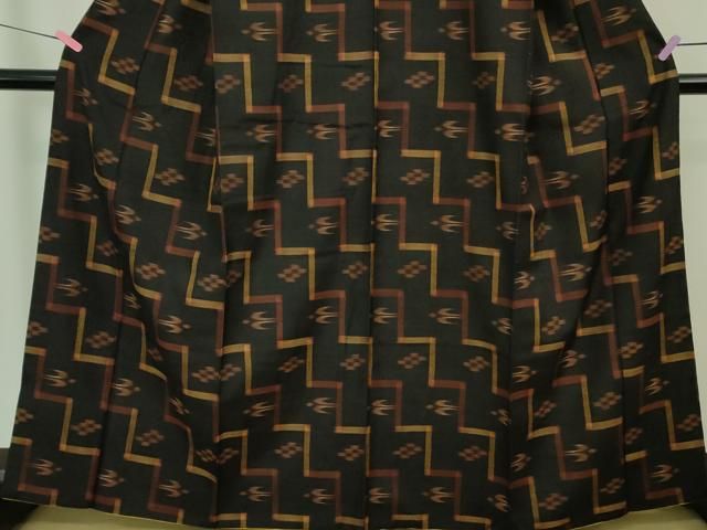 平和屋本店○極上 銀座 志ま亀 国指定重要無形文化財 本場久米島紬