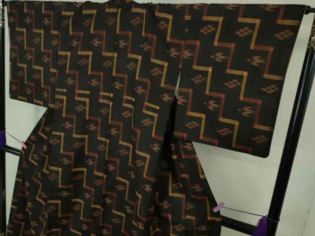 平和屋本店○極上 銀座 志ま亀 国指定重要無形文化財 本場久米島紬