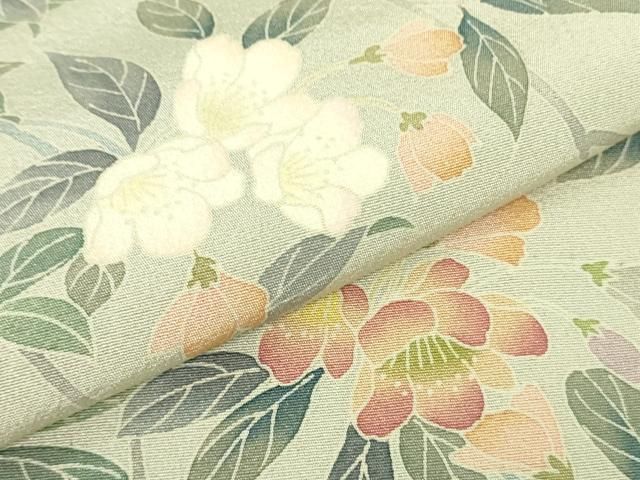 平和屋本店○極上 十日町 加賀草木友禅の第一人者 田村哲彦 訪問着