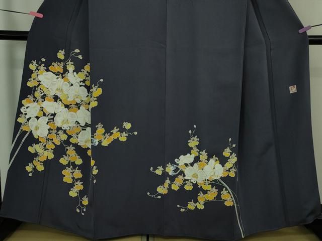 平和屋本店○希少 皆川月華 長女 日本画家 皆川千恵子 訪問着 刺繍