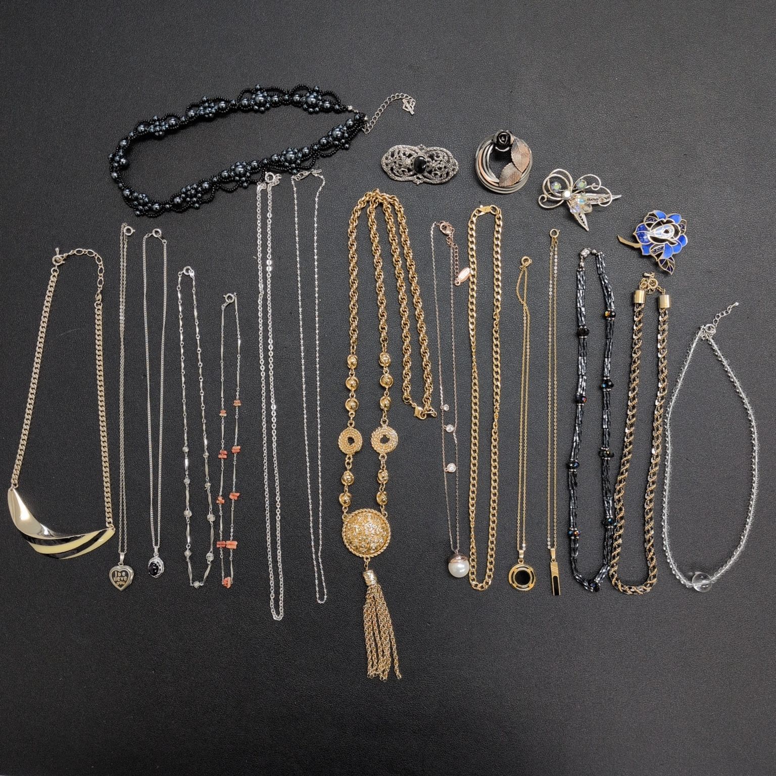 遺品整理まとめて㊴】ジュエリー 20点 MONET K18GF ネックレス