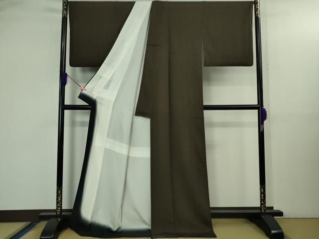 平和屋本店○極上 伝統工芸師 服部光擴 江戸小紋 きもの古今傳 錐彫り