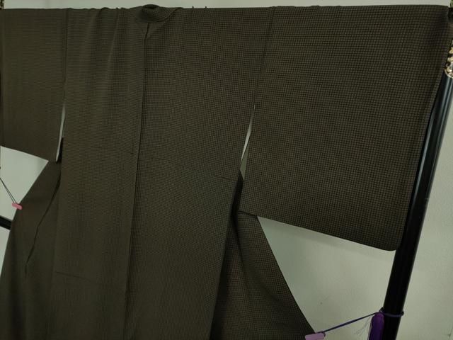 平和屋本店○極上 伝統工芸師 服部光擴 江戸小紋 きもの古今傳 錐彫り