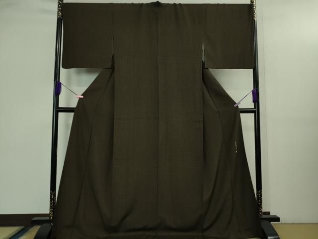 平和屋本店○極上 伝統工芸師 服部光擴 江戸小紋 きもの古今傳 錐彫り