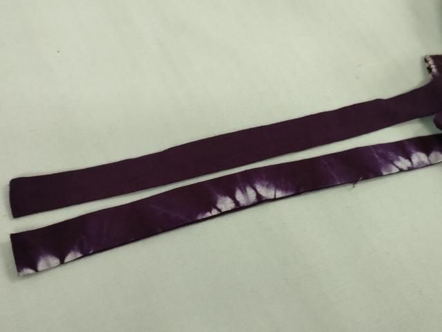 平和屋本店＃希少　岩手の匠　草紫堂　南部絞り　紫根染　綿　道中着　ロング丈　花菱繋ぎ　逸品　未使用　DZAB3585kh6 平和屋本店∞希少 岩手の匠 草紫堂 南部絞り 紫根染 綿 道中着 ロング