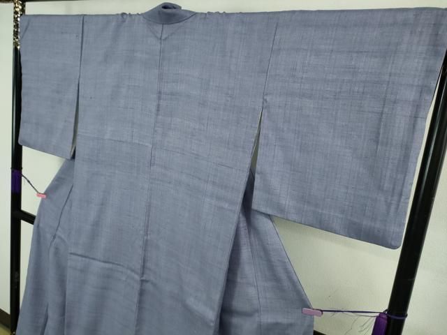 平和屋本店●極上　浦野理一　経節紬　色無地　紅掛花色　逸品　DZAB3594kh6 平和屋本店○極上 浦野理一 経節紬 色無地 紅掛花色 逸品 DZAB3594kh6