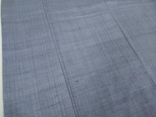 平和屋本店○極上 浦野理一 経節紬 色無地 紅掛花色 逸品 DZAB3594kh6