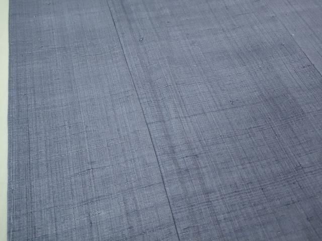 平和屋本店●極上　浦野理一　経節紬　色無地　濃い藤紫色　逸品　未使用　DZAB3595kh6 平和屋本店○極上 浦野理一 経節紬 色無地 濃い藤紫色 逸品 未使用