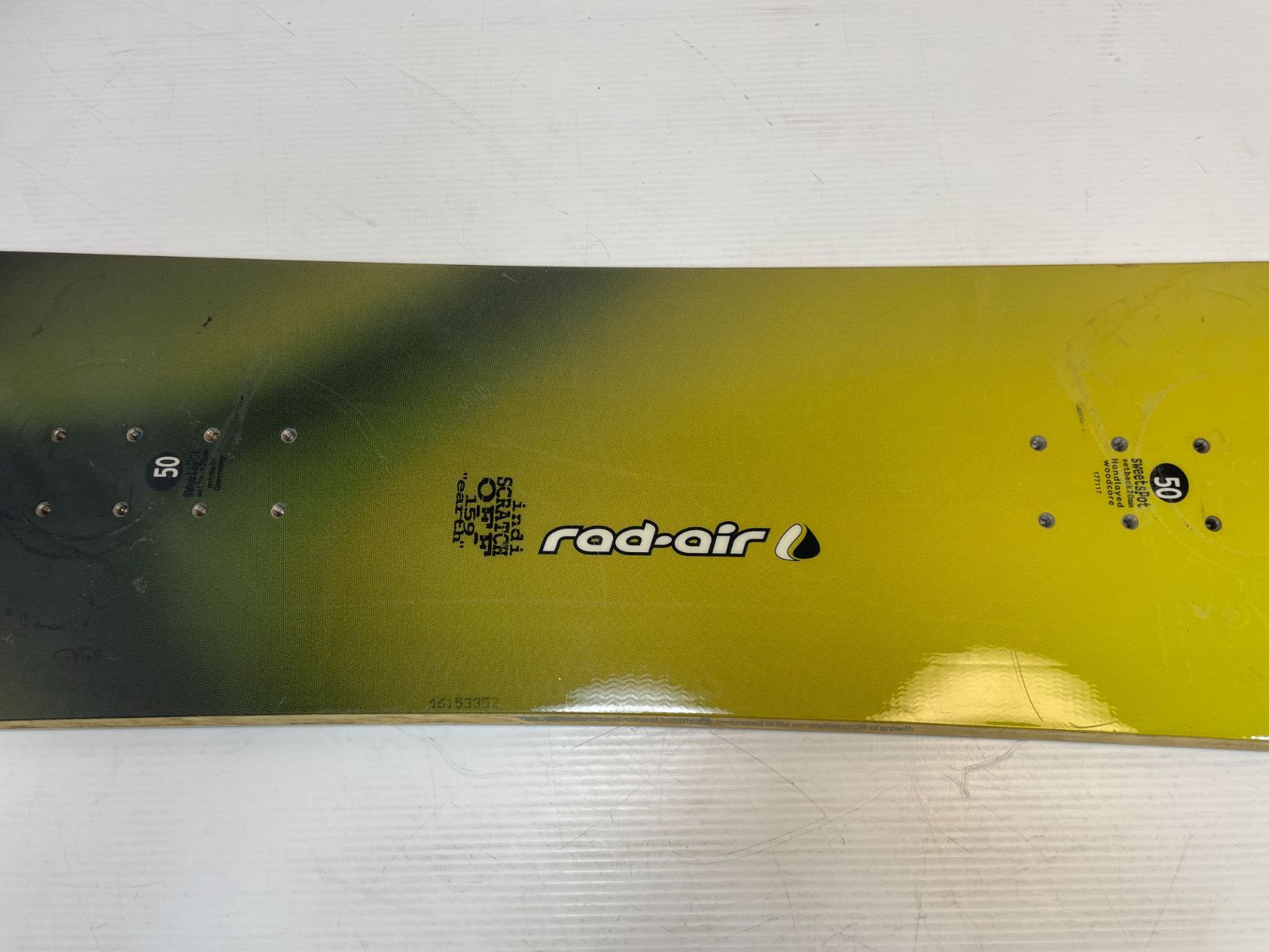 ◇メンテ済◇ スノーボード rad-air 約 160 cm スノボ ◇メンテ済◇ スノーボード rad-air 約 160 cm スノボ