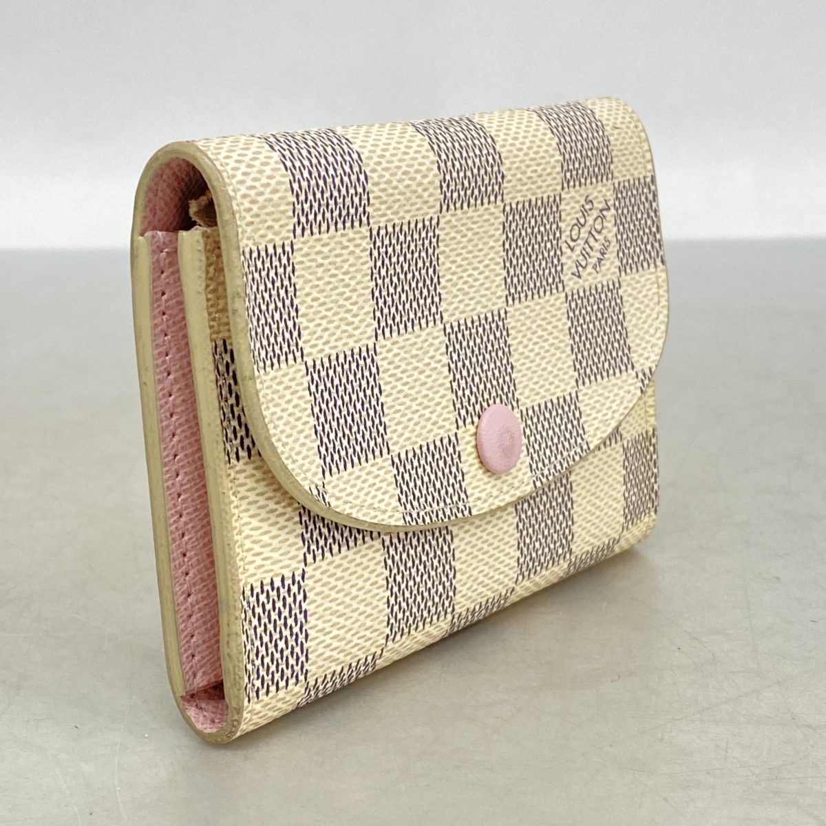 6ab0830】ルイヴィトン カードケース ダミエ・アズール