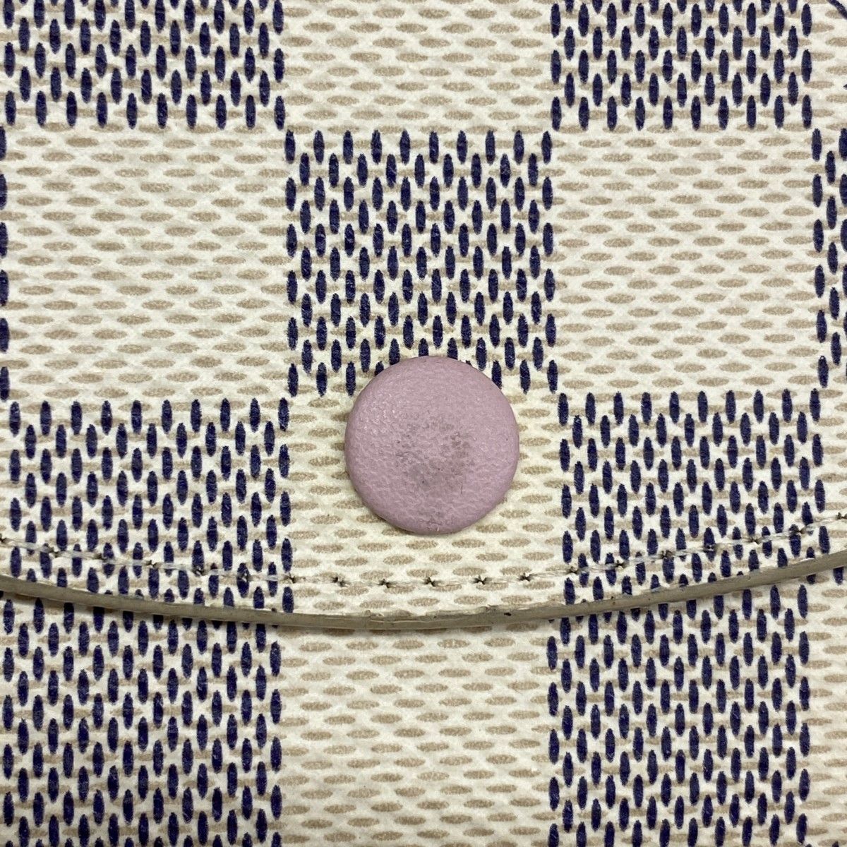 6ab0830】ルイヴィトン カードケース ダミエ・アズール